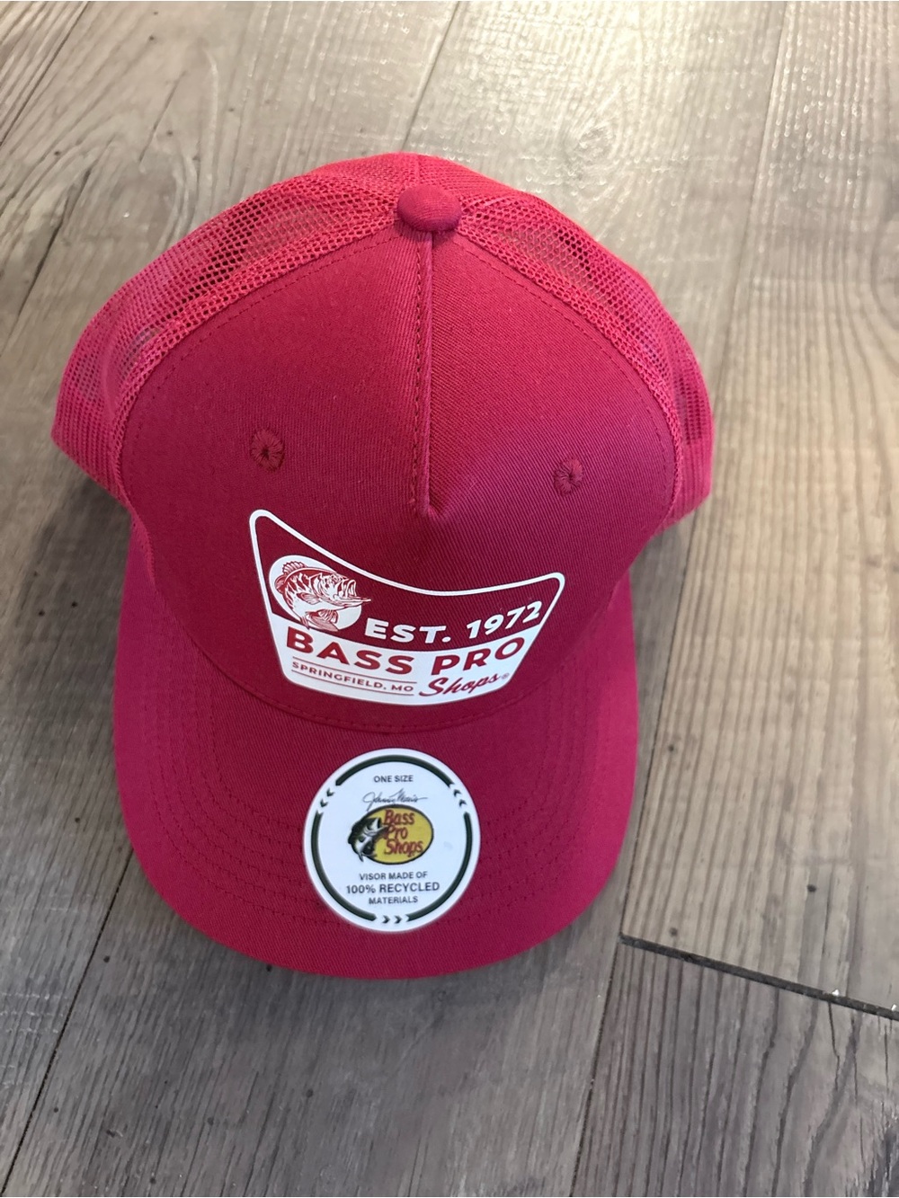 Bass Pro Shops Pink Kids Logo Mesh Trucker Hat